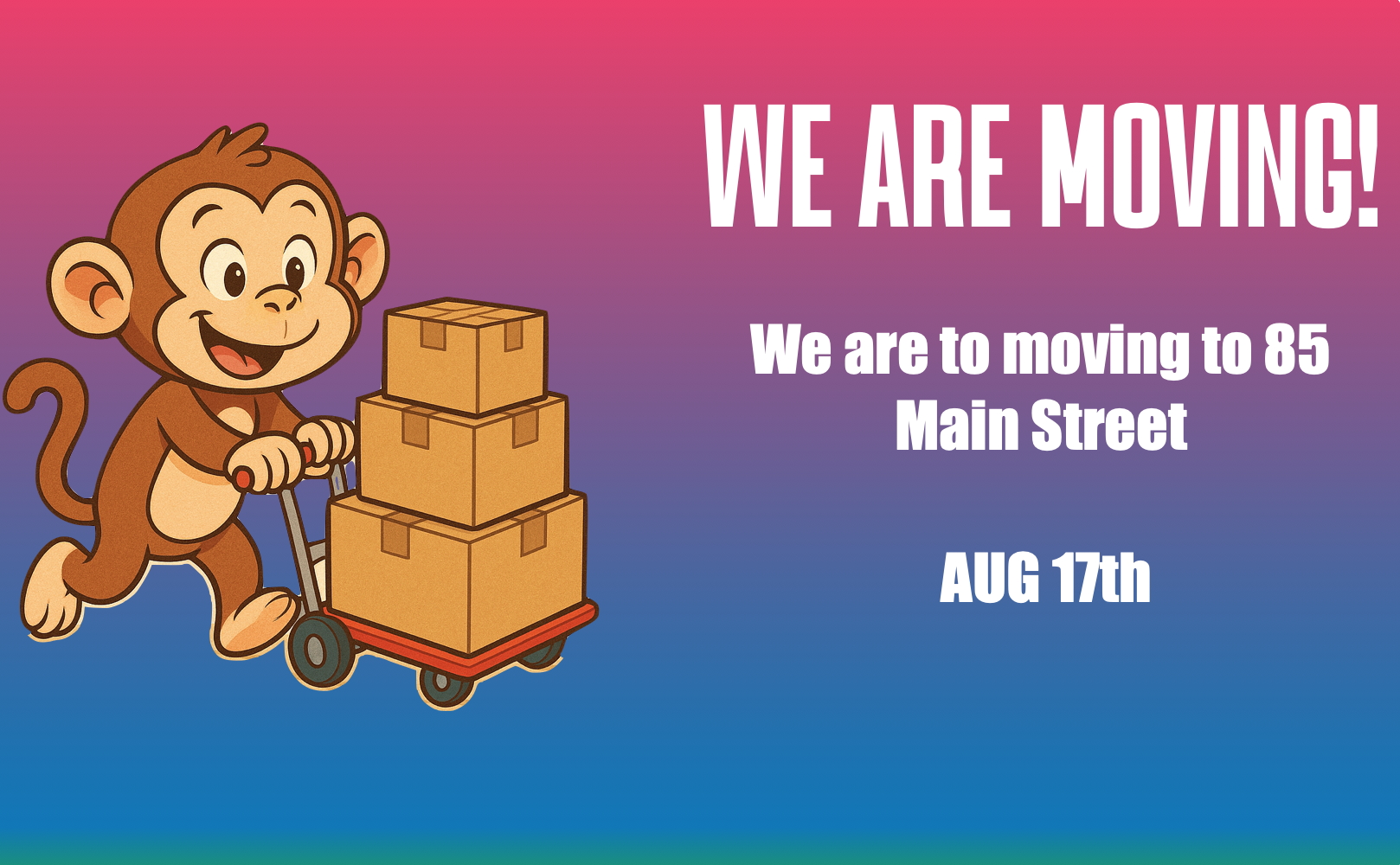 We are Moving to 85 Main Street Lithgow